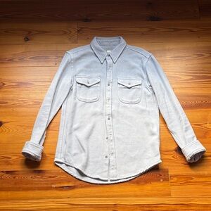 Outerknown Light Gray Casual Button Down Shirt